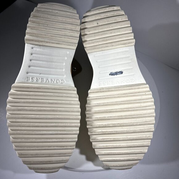 Converse Run Star Mens Size 11.5 Hike Platform Shoes Brown Leather Sneakers High - Picture 8 of 12